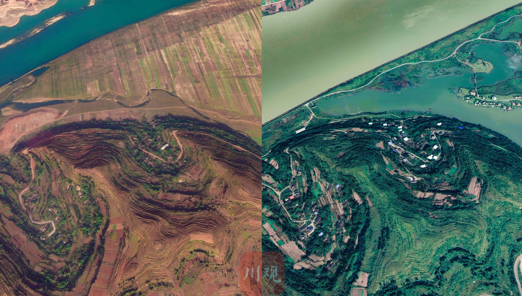 卫星看四川｜植树节 60万米高空瞰四川的“地球之肺”休闲区蓝鸢梦想 - Www.slyday.coM