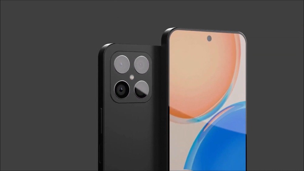 荣耀x8概念机骁龙6804g6400万四摄直角边框