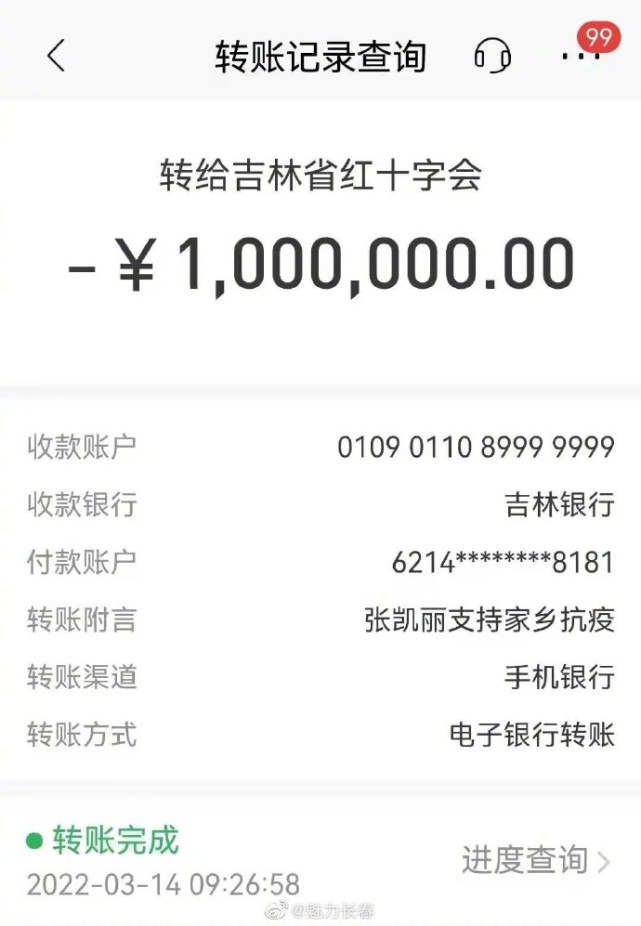 真德艺双馨!张凯丽低调捐款100万支援家乡吉林抗疫,正能量满满休闲区蓝鸢梦想 - Www.slyday.coM 真德艺双馨!张凯丽低调捐款100万支援家乡吉林抗疫,正能量满满休闲区蓝鸢梦想 - Www.slyday.coM