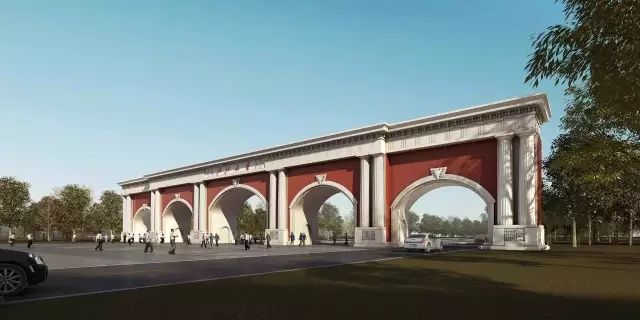 浙大紫金港校区南大门效果图.图片来源:浙江大学官微