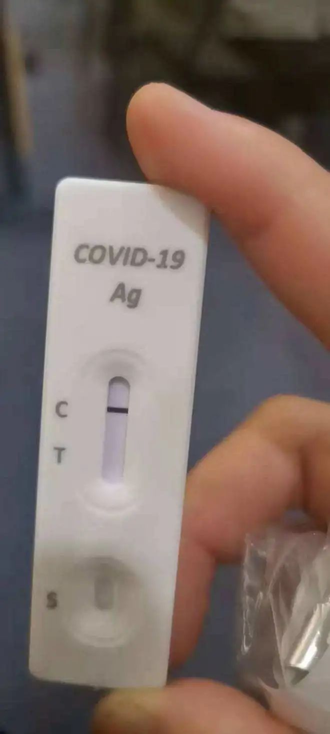 如果存在新冠病毒,则在流经"竖杠"时被标记,显示为红色