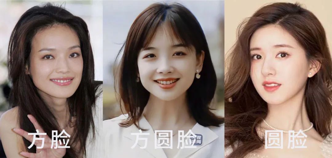 正脸看上去圆润,下巴短圆,但侧面下颌线方正有线条感,是伴有少量脂肪