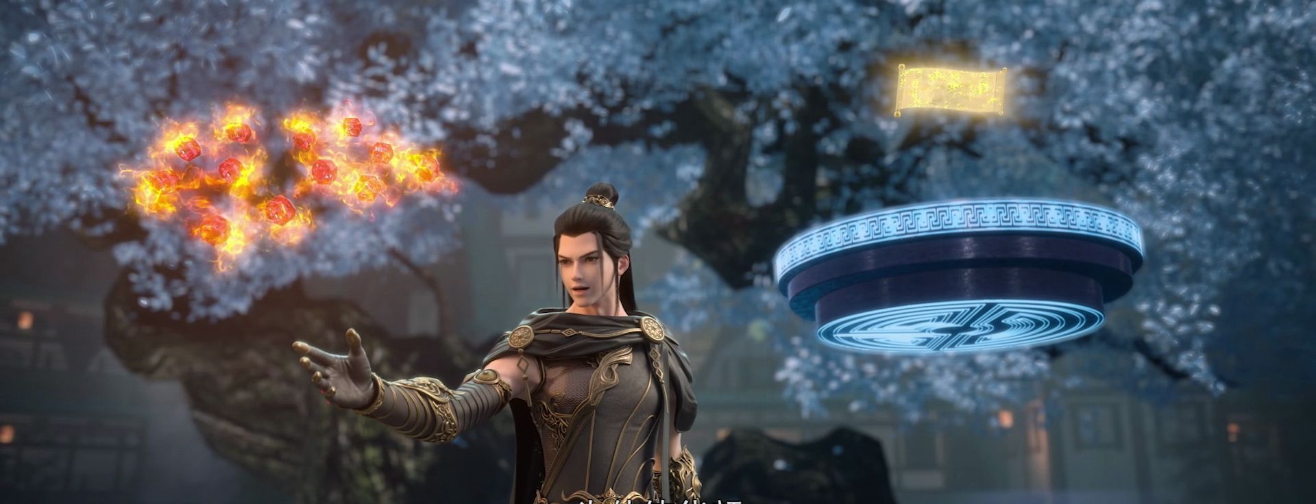 星辰变秦羽实力大涨击败禹皇带着万兽谱迎战神界黒湮蚁