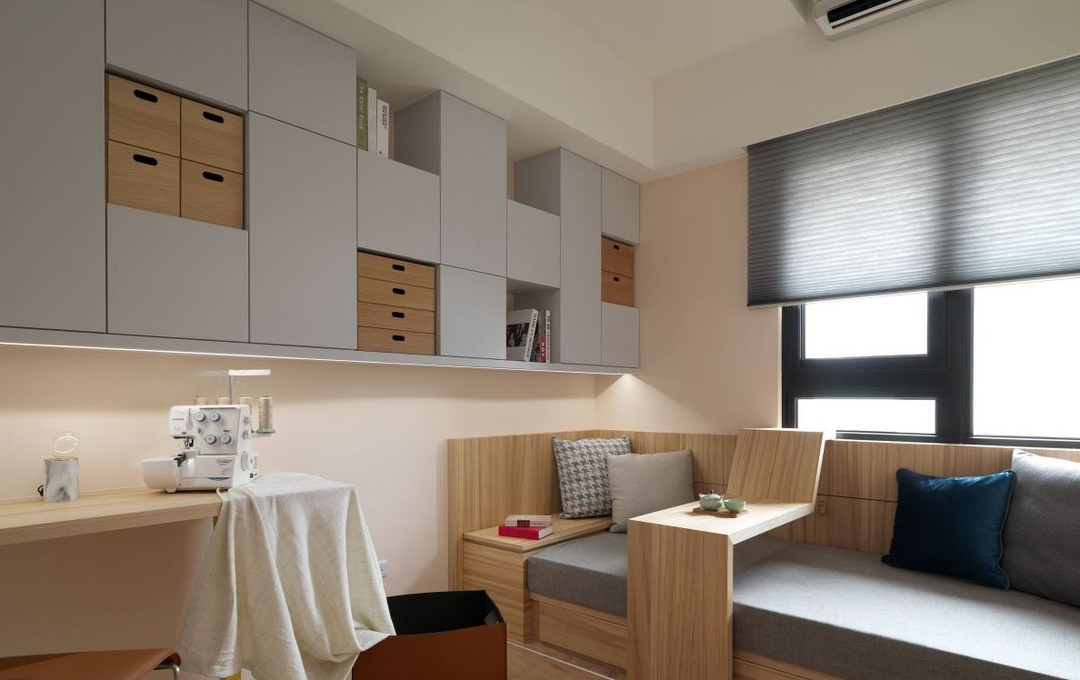 事实证明，装个卡座不限空间，只讲究舒适度，沙发、榻榻米都省了休闲区蓝鸢梦想 - Www.slyday.coM