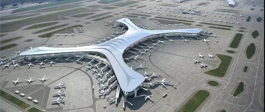 T3B航站楼效果图(资料图) 重庆机场集团供图