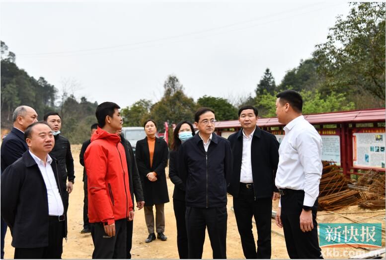 粤桂协作工作队和茂名市政府领导到广西金秀县考察调研