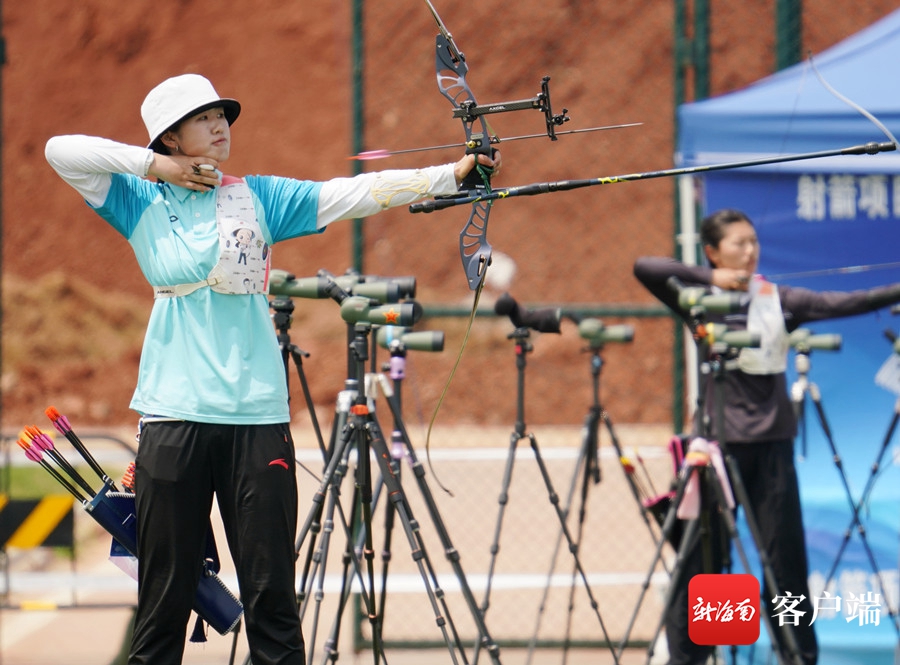 国家射箭队在海口集训将选拔16名运动员备战杭州亚运会
