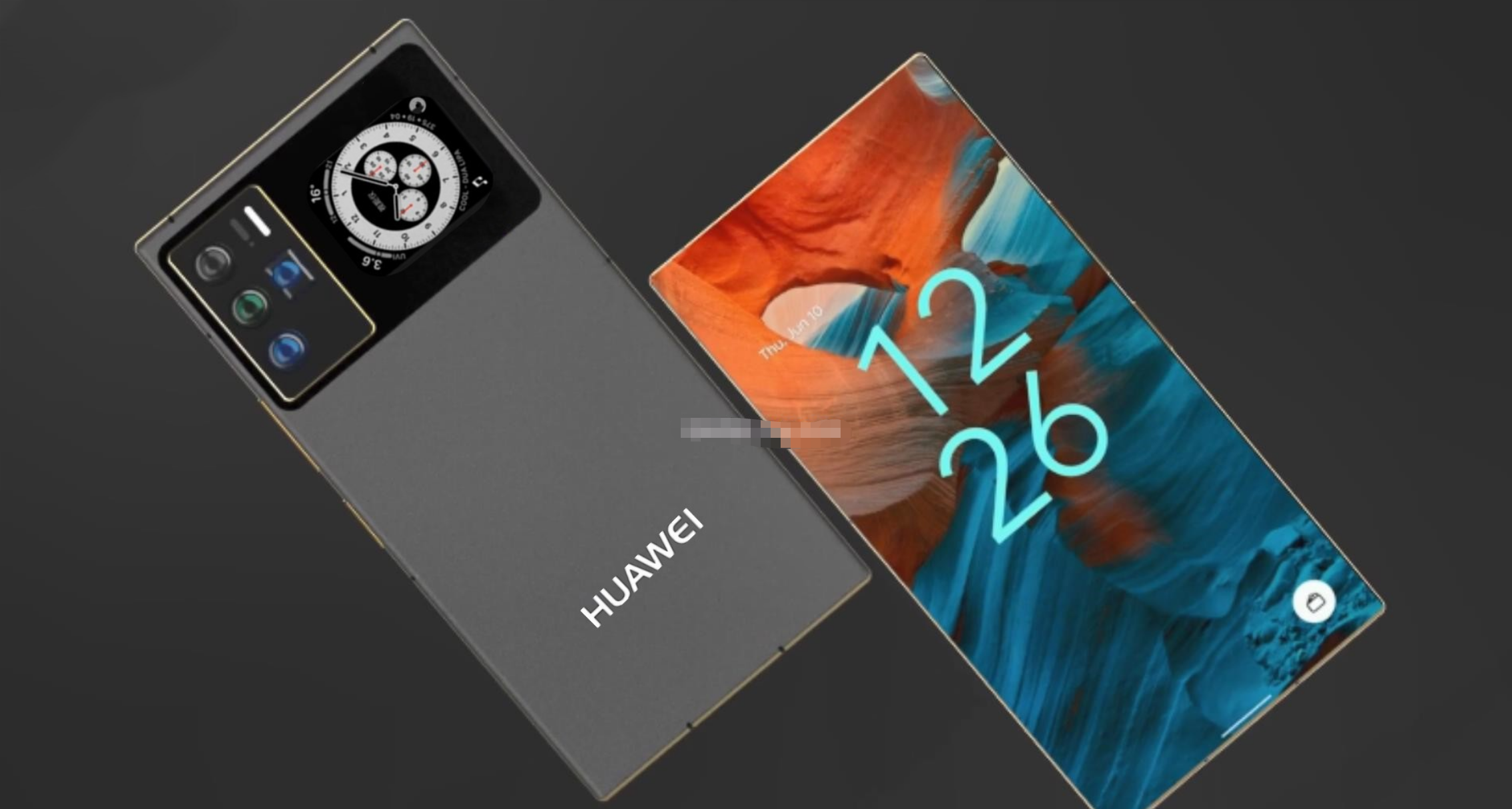 华为mate50 pro概念机现身 或10月发布,华为"无孔屏"手机要来__财经