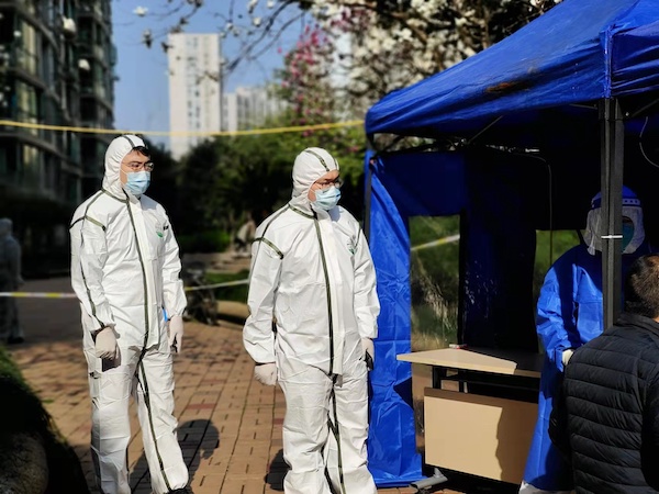 "芜申"一道同云雨,芜湖实训干部变成暖心"大白"支