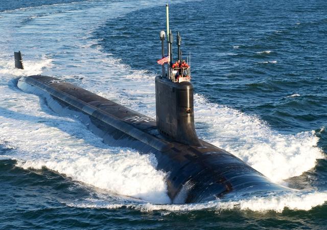 美国弗吉尼亚级攻击核潜艇 图源：seaforce-online