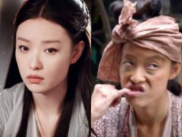 女明星扮丑差别大倪妮高圆圆丑到认不出韩雪鞠婧祎偶像包袱重