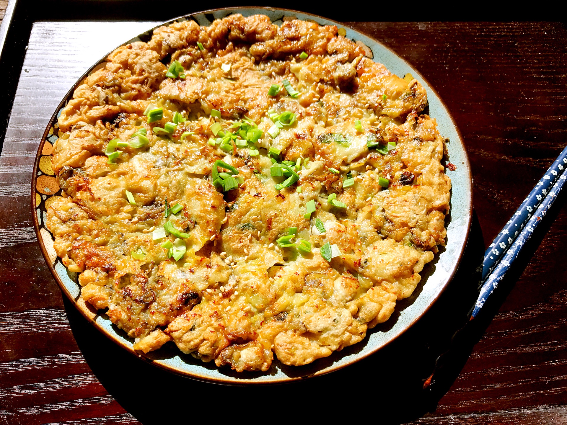 好吃的牡蛎煎饼