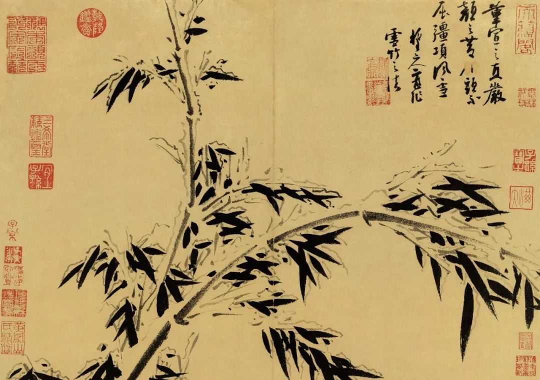 精品欣赏吴镇画竹