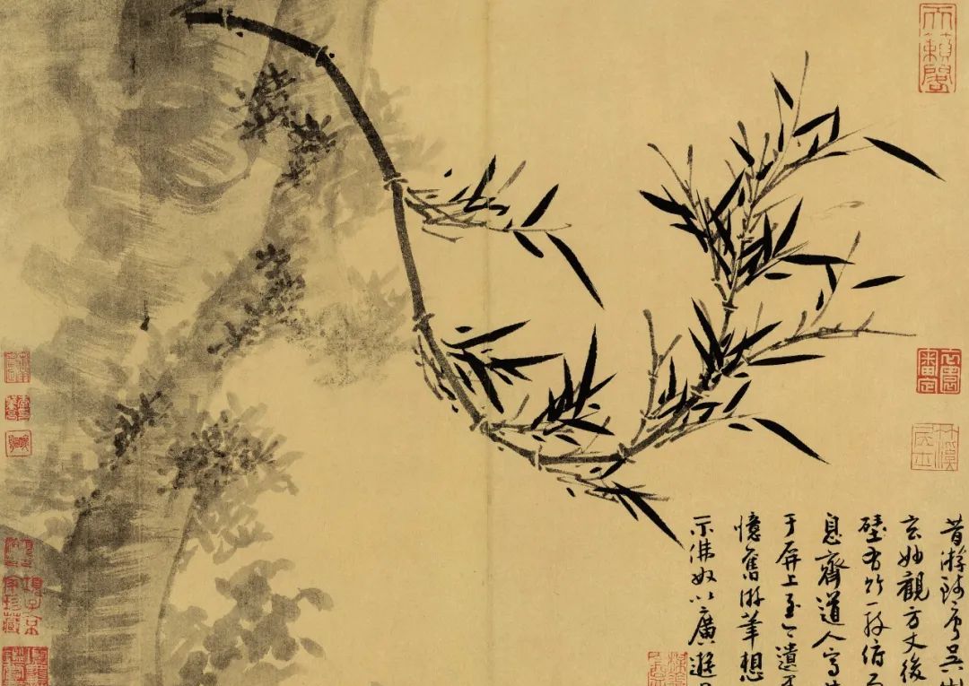 精品欣赏吴镇画竹