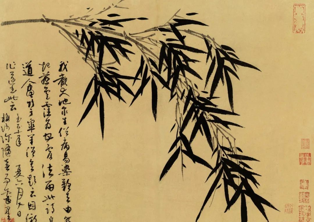 精品欣赏吴镇画竹