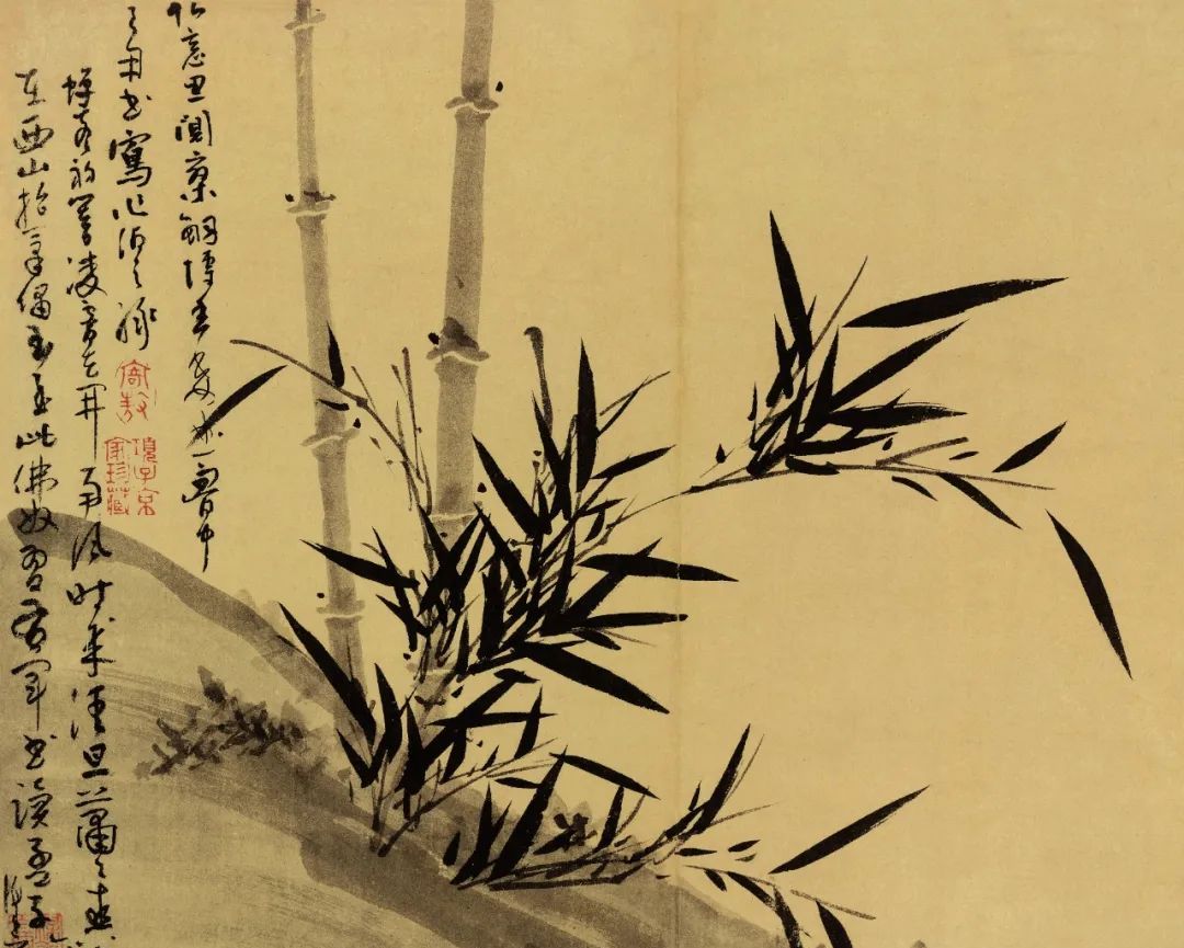 精品欣赏吴镇画竹