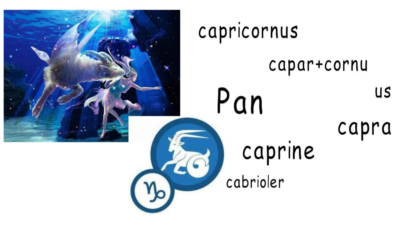 capricornus 摩羯座与山神pan 跟杰森老师轻松学英语