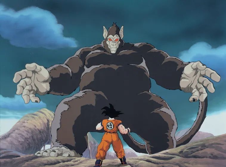 普通赛亚人变成巨猿以后会获得10倍战斗力增幅,但同时也会失去理智