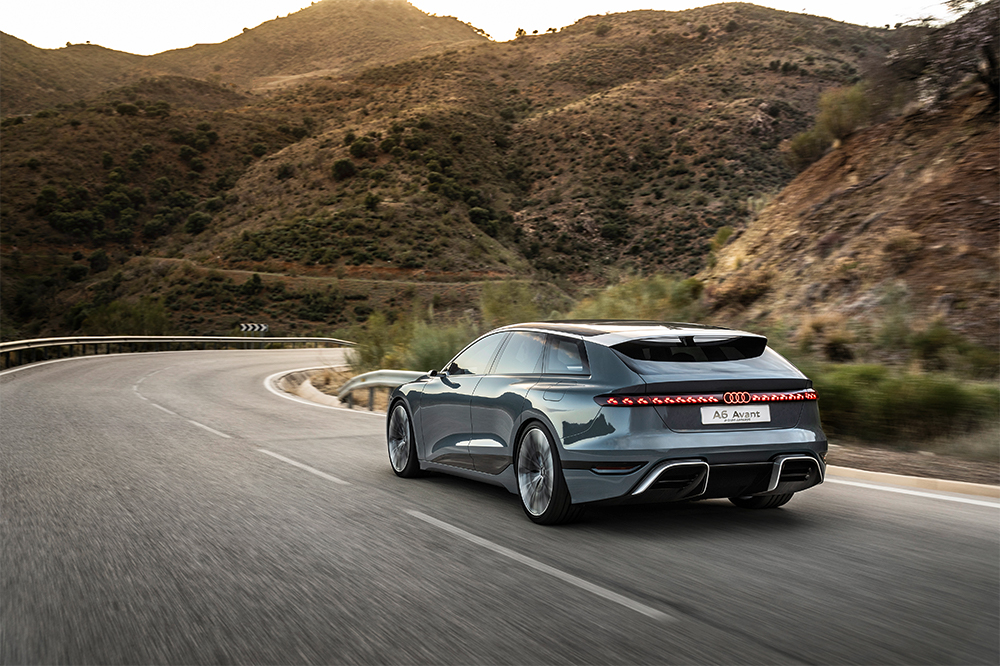 纯电与旅行的未来结合奥迪发布a6avantetronconcept概念车