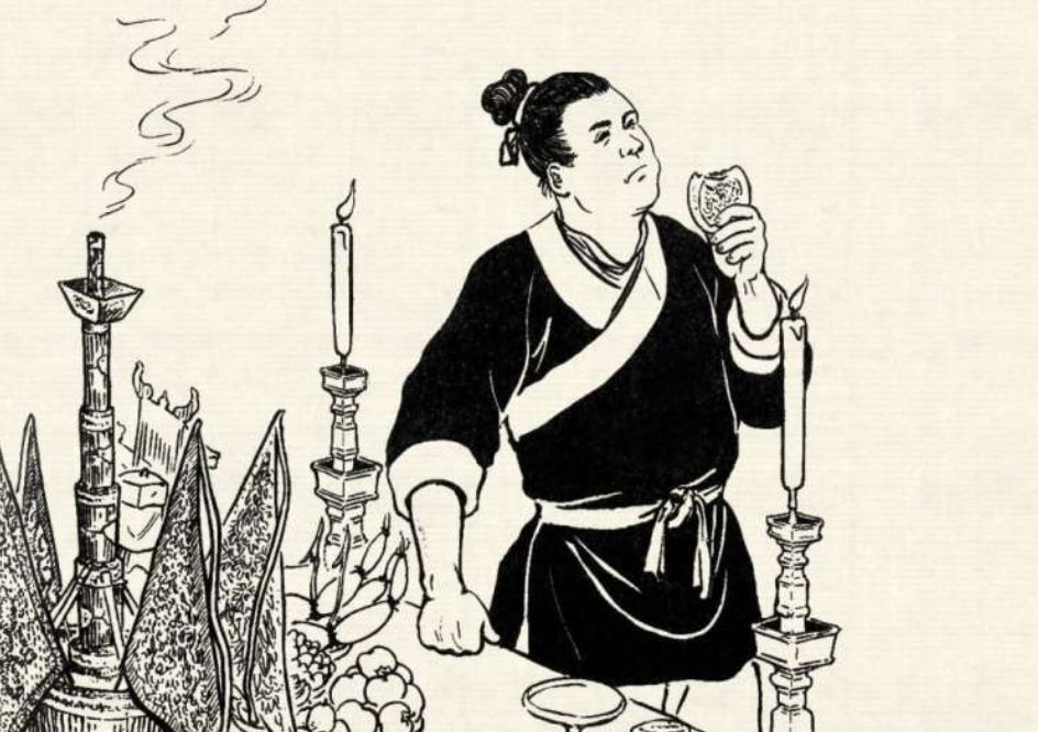 民间故事长工一早掘出墓穴地主火冒三丈长工是你让我干的