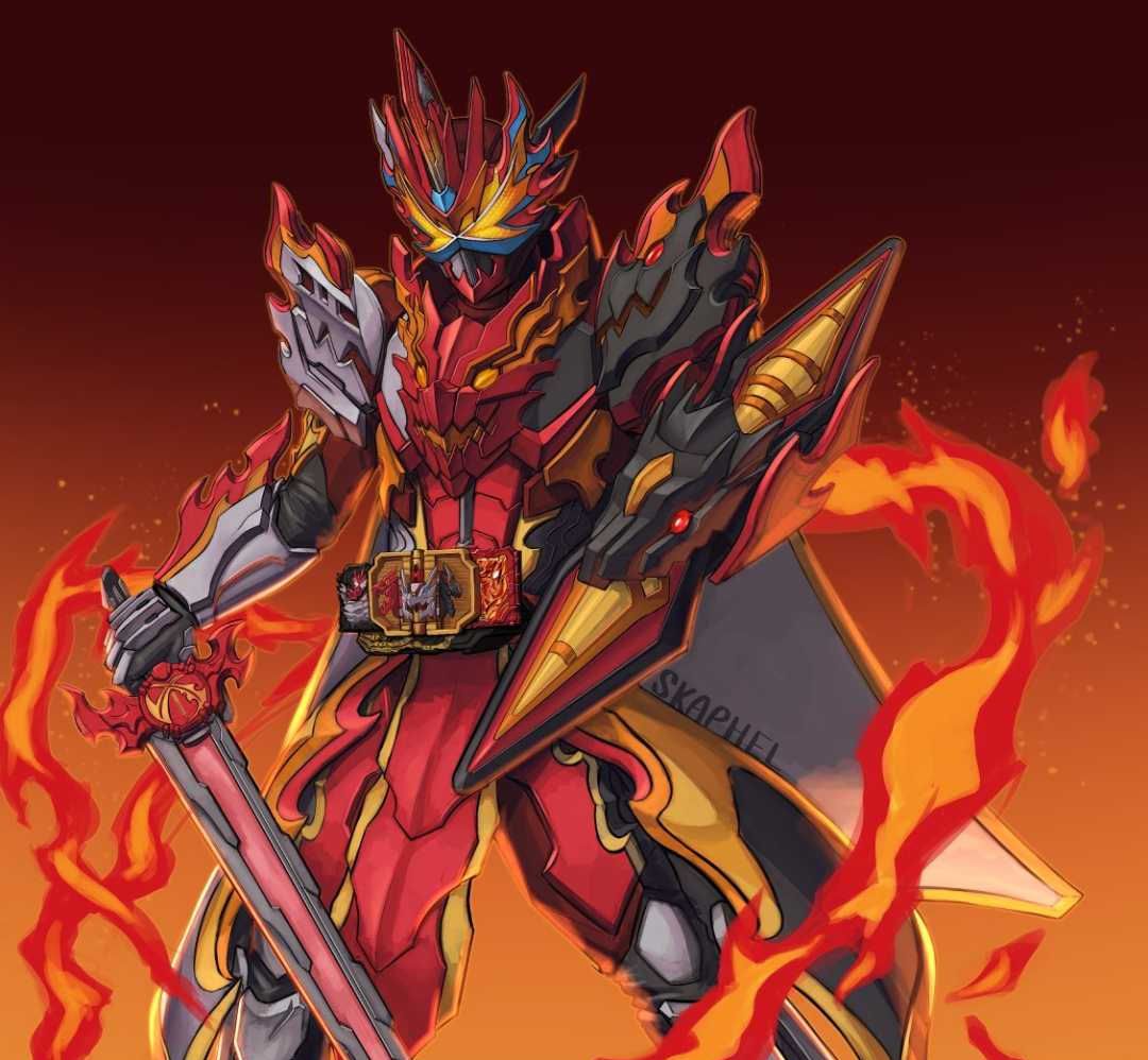 假面骑士圣刃同人新形态电锯龙有点搞笑情感飞龙是真帅