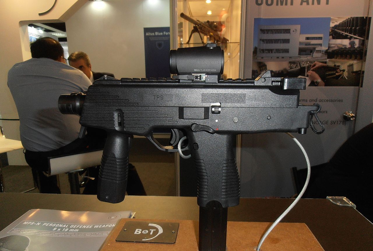 枪械图鉴btmp9战术冲锋枪