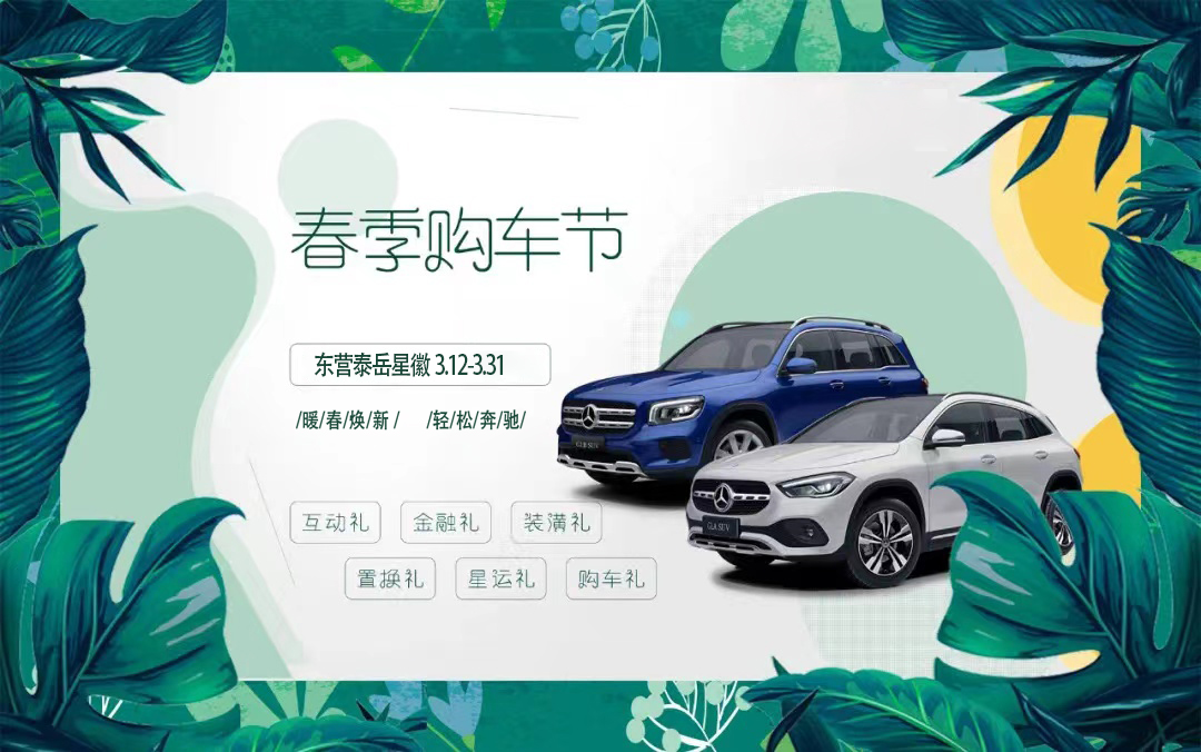 春日焕新轻松奔驰东营泰岳星徽春季购车节