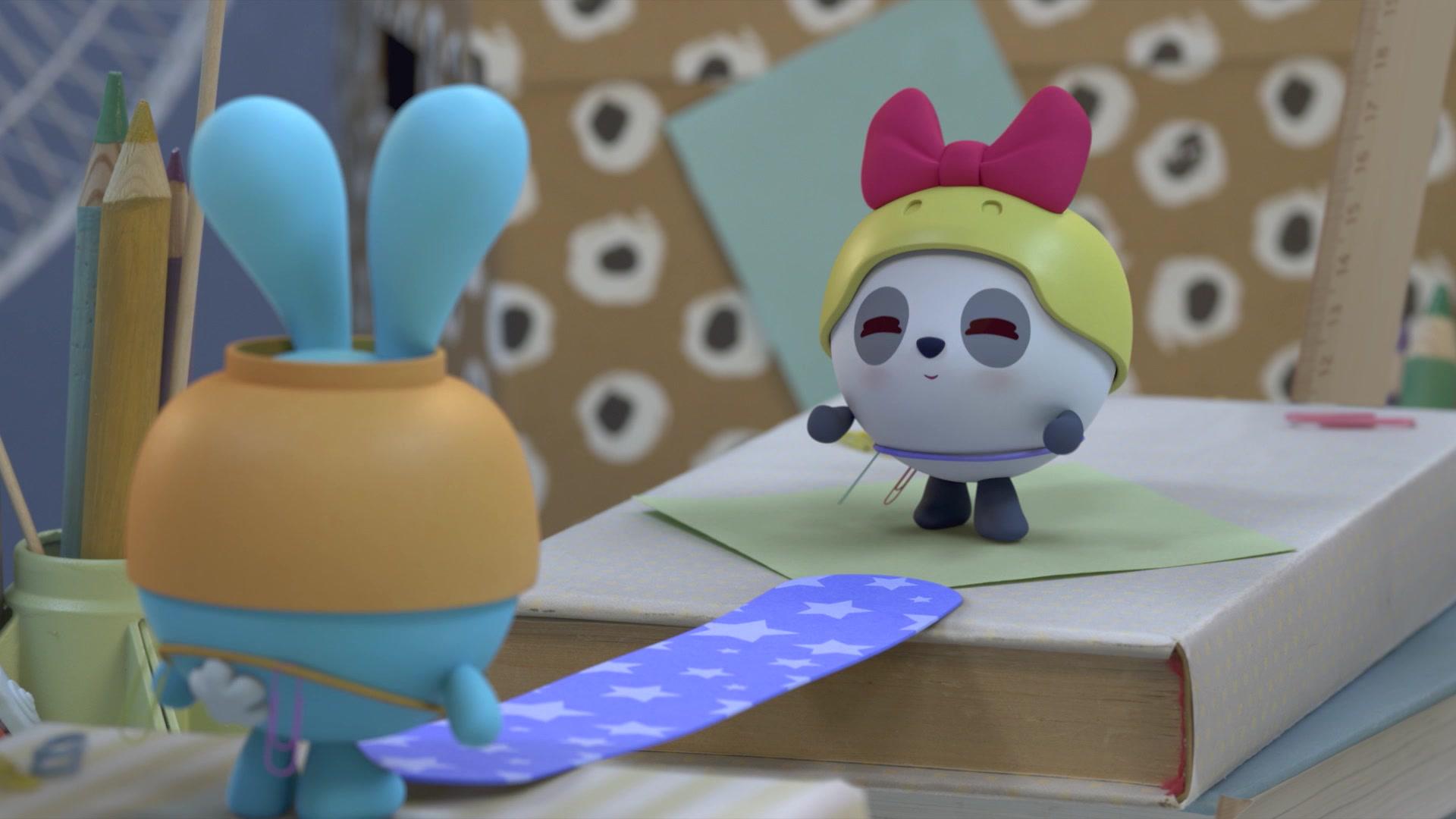 瑞奇宝宝甜甜和跳跳一起攀岩终于登上书山可是问题又来了