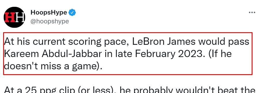 詹姆斯冲历史得分王倒计时!美媒晒详细进度表:明年2月超越天勾?休闲区蓝鸢梦想 - Www.slyday.coM 詹姆斯冲历史得分王倒计时!美媒晒详细进度表:明年2月超越天勾?休闲区蓝鸢梦想 - Www.slyday.coM