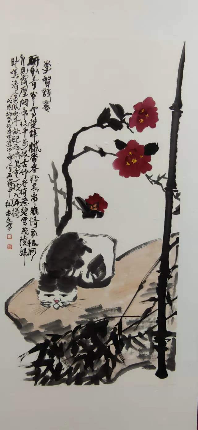 组图蓬勃之美杜建民书画展扫馆照片来啦