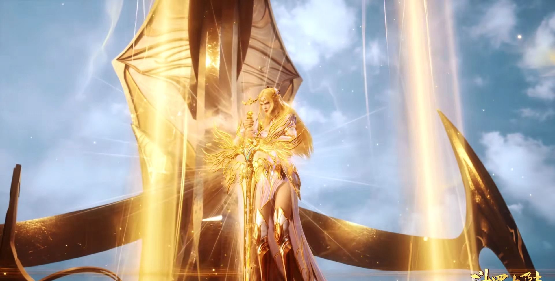 斗罗千仞雪哪里都好看就是腿前的裙摆有点怪异