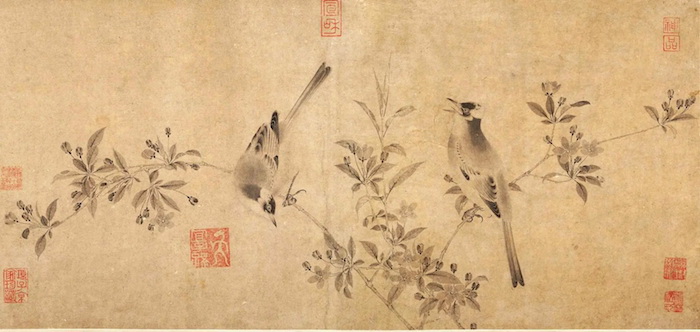 古书画中的二十四节气春分春墨如许日日湖山