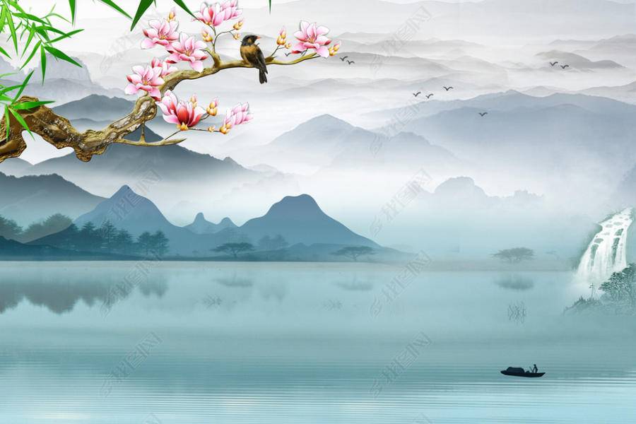 青未了报春的玉兰花