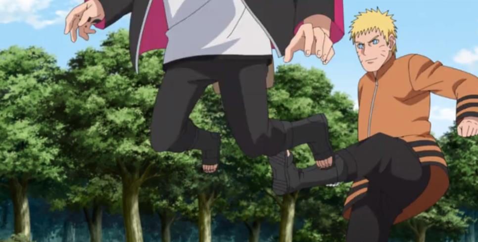 博人传父子较量博人底牌尽出鸣人是怎么制住他的