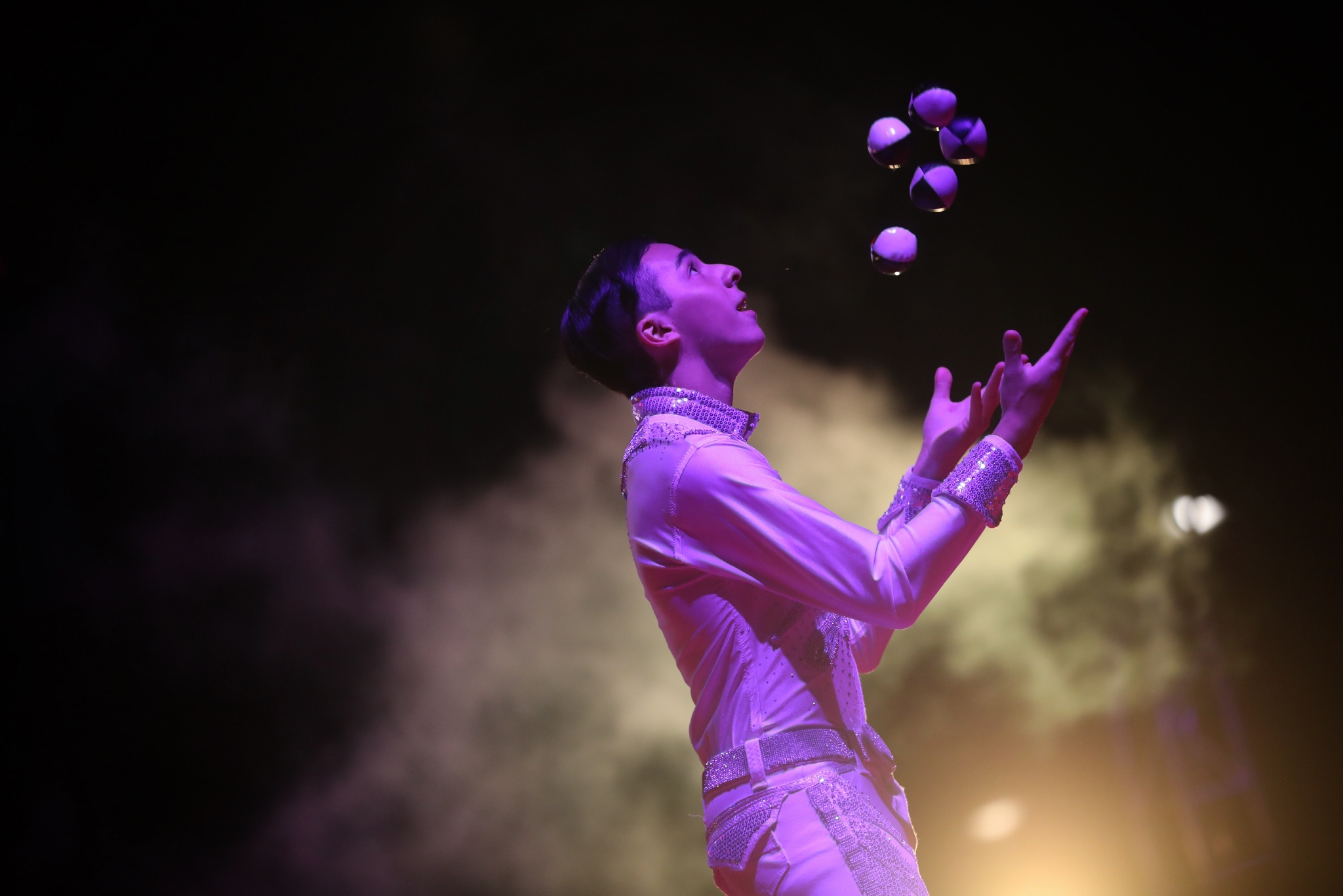 阿泰德兄弟马戏团在墨西哥城演出