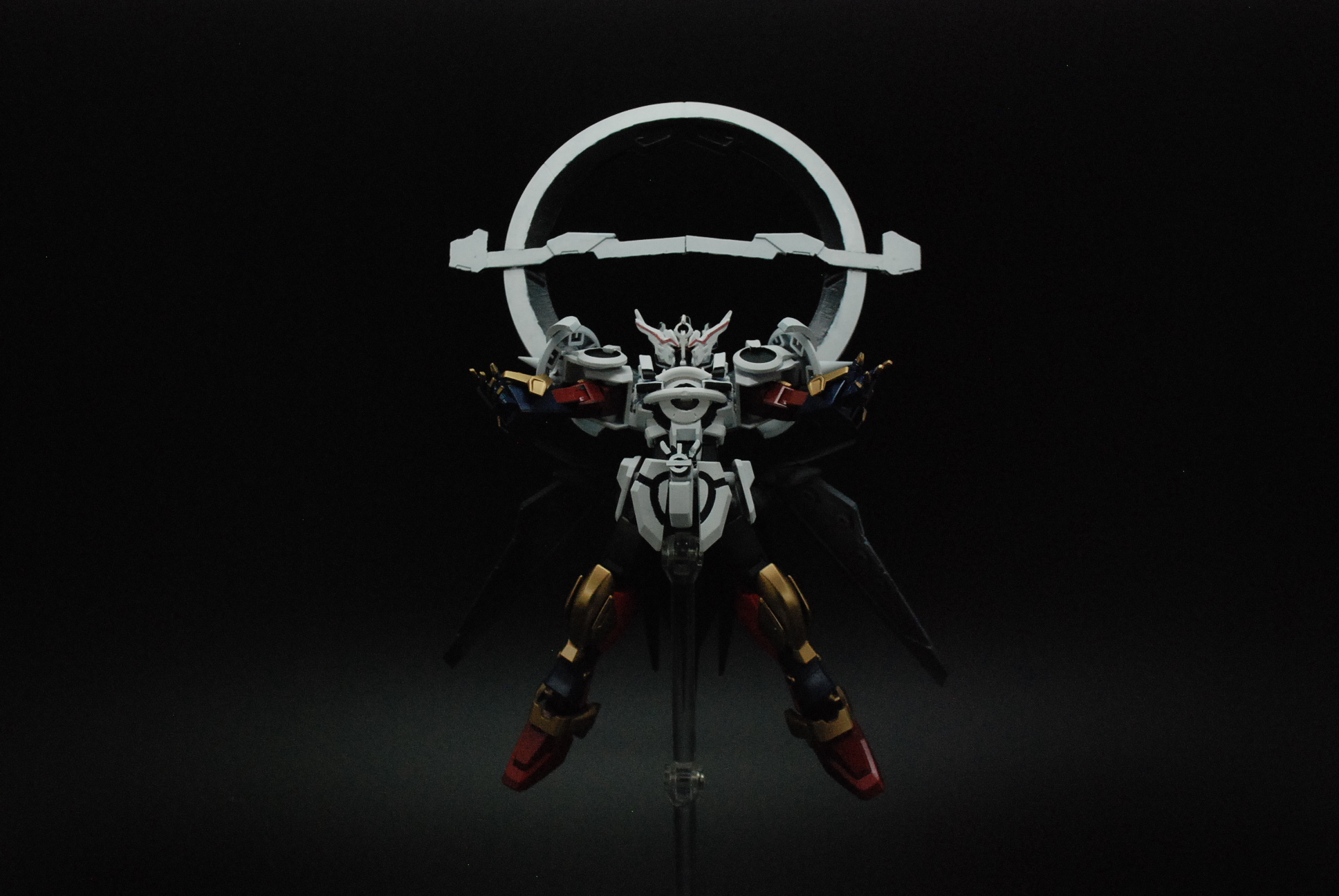 高达模型改造假面骑士e总黑洞形态