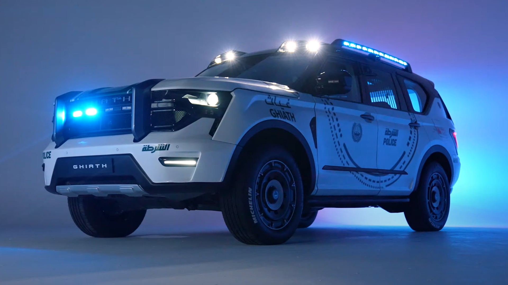 子弹说车丨专为迪拜警方设计wmotors发布日产途乐警用版