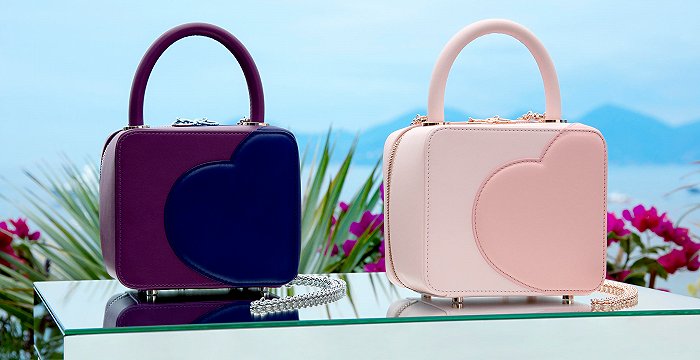 高级珠宝和腕表品牌Chopard萧邦在2020年底与欧美女明星合作，推出了一款限定晚宴包