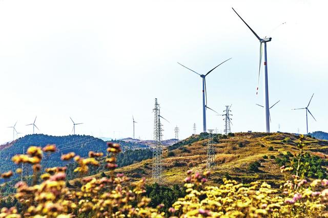 大唐新能源公司风力发电平顺风电场。 本报记者史晓波摄