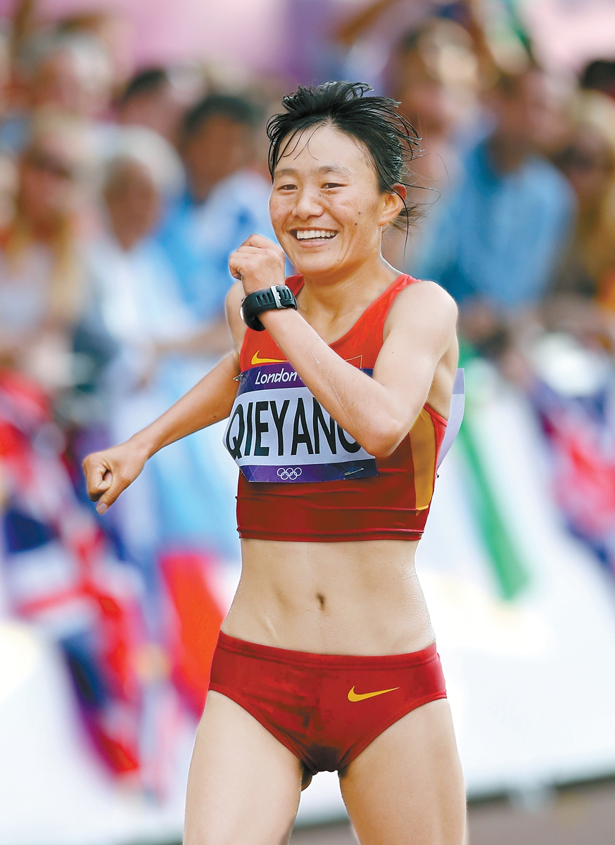 伦敦奥运会女子20公里竞走冠军被取消成绩中国队递补包揽金银铜牌