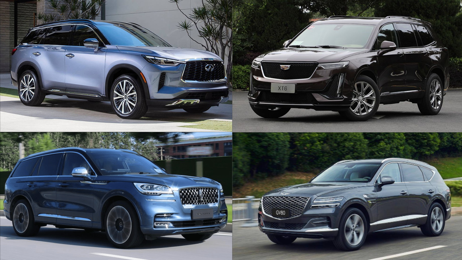 4款高性价比的豪华中大型SUV，50万选谁