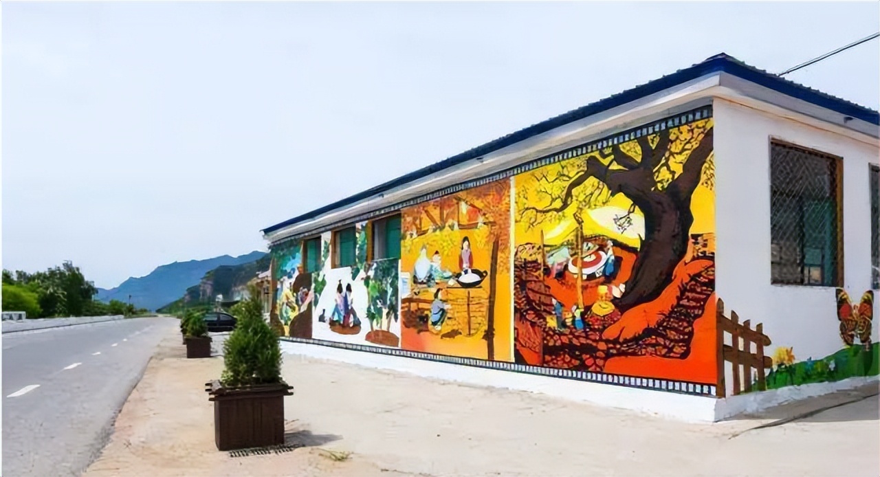 山河春意大游可为探寻山西壁画村的彩色之春斑斓明媚