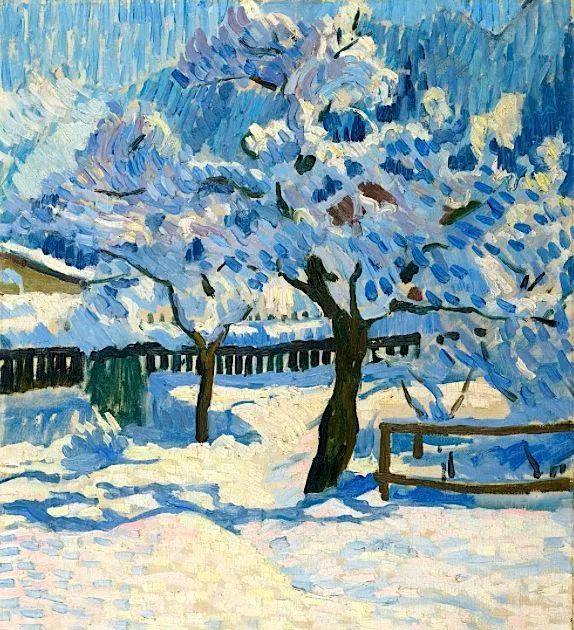 从分裂主义到印象主义的瑞士画家贾科梅蒂油画作品