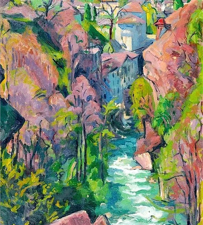 从分裂主义到印象主义的瑞士画家贾科梅蒂油画作品