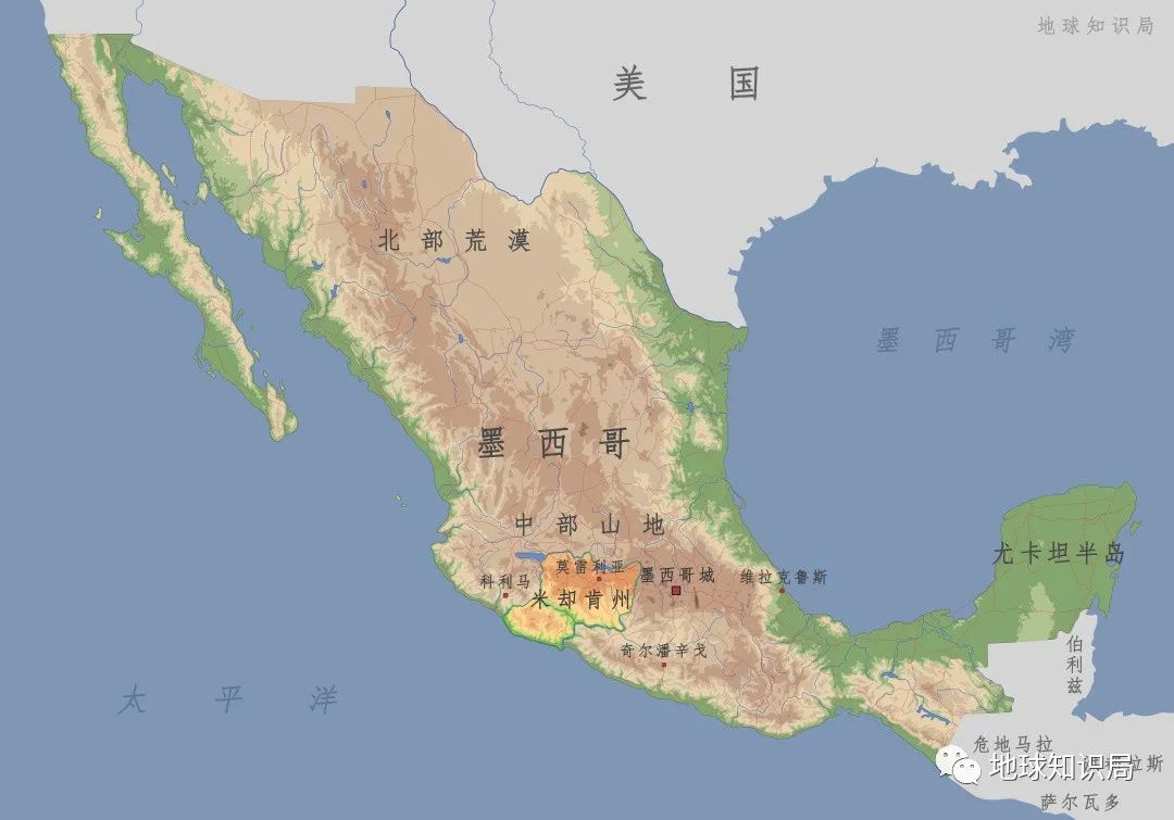 发达,水源充足米却肯州位于中部高地的西南端墨西哥水果之乡米却肯州