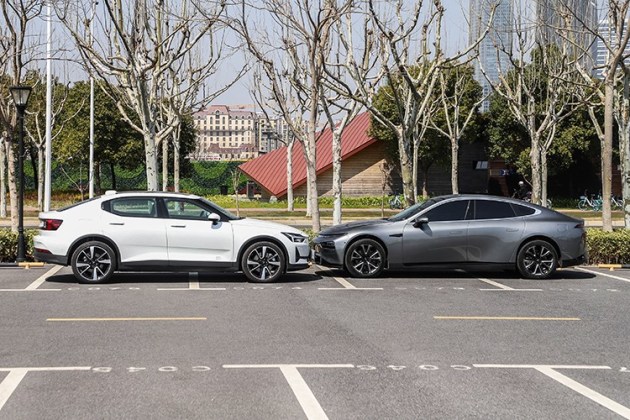 时尚极客如何选对座驾极星2对比小鹏p7