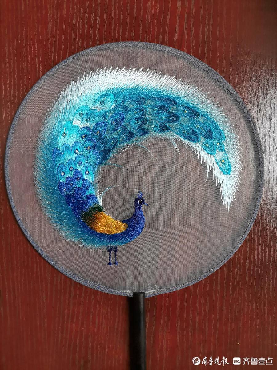 山东手造鲁绣传承人牛玉叶让针尖手艺圈粉年轻人