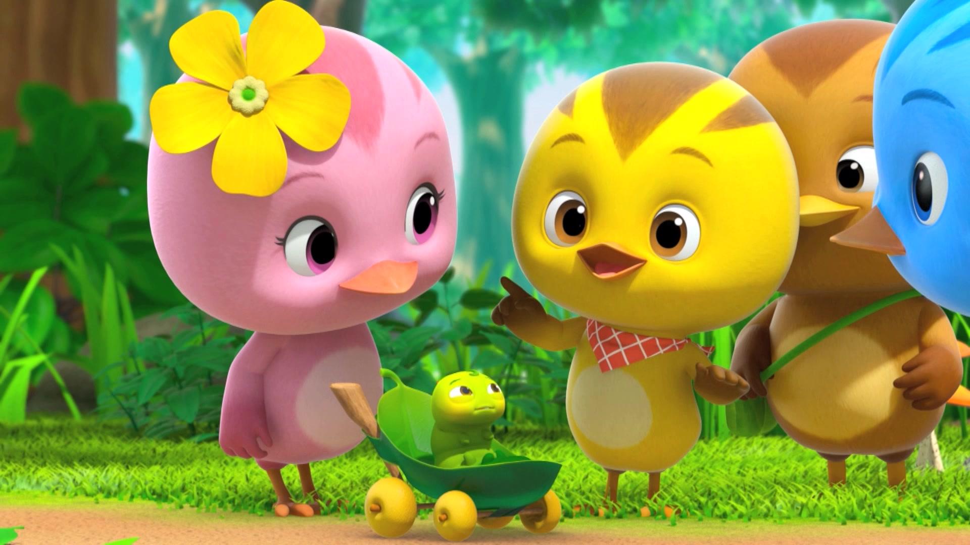 萌鸡小队麦琪当哥哥啦会照顾虫宝宝啦真骄傲