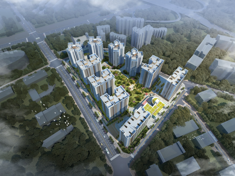 宝安安居空港花园项目规划图.