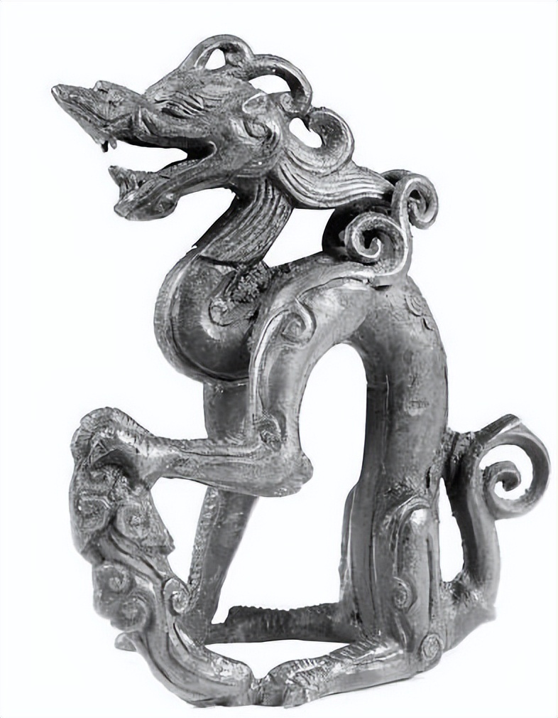 上图_ 金代铜坐龙4.